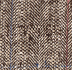 Silk suiting: herringbone stripe
