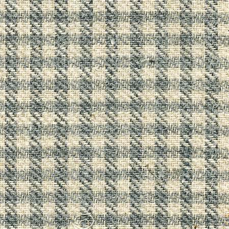 Silk Medium Weight: Cream & blue gray check