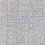 Wool/silk, medium weight: in a subtle windowpane in pastels