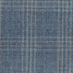 Wool, lightweight: blue-gray plaid