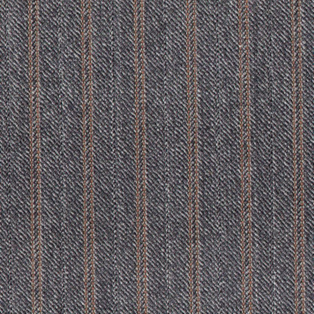 Wool, lightweight: brown stripes on heathered charcoal