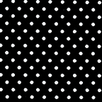Cotton shirting black white polka dot