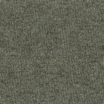 sage green cotton french terry fabric by the yard