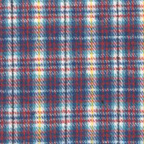 Brushed Cotton Flannel Fabric Blue Red White Yellow