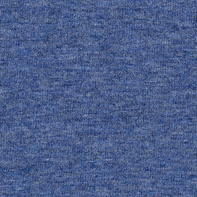 Heathered blue rayon jersey knit fabric by the yard