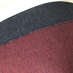 Double-faced interlock knit dark red & gray 